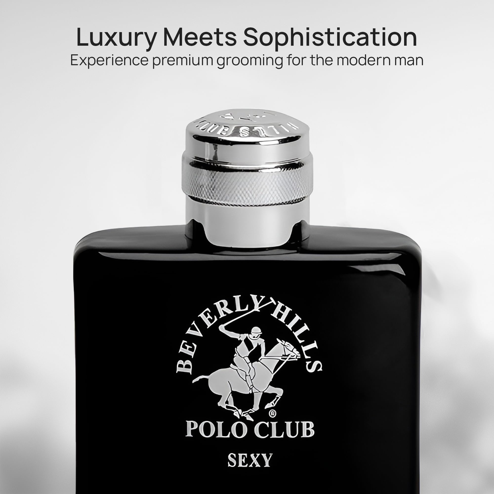 Beverly Hills Polo Club Men's After Shave Lotion - Designer Fragrance, Sexy Blaze Blue Scent, 5.75 oz | Moisturizing Post-Shave Care for Smooth Skin | Perfect for Daily Use & Special Occasions