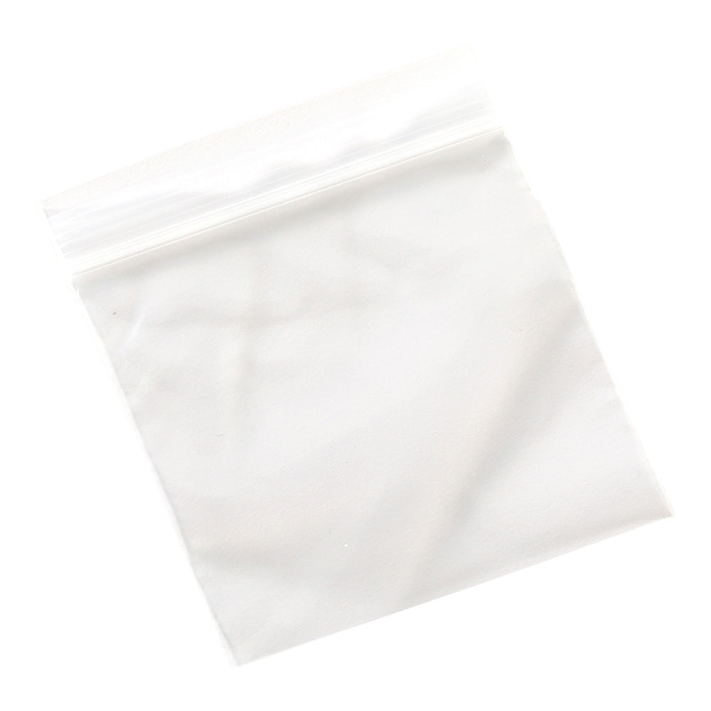 BPA Free Clear Plastic Zip Bags - 3x3 Inches, 100 Count Box | High Clarity, Reusable Storage Bags for Organizing Jewelry, Crafts, Beads & Small Parts