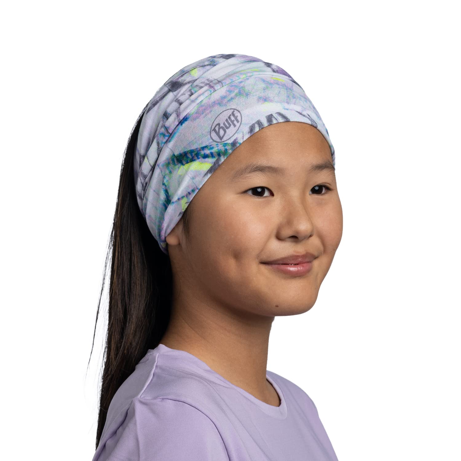 CoolNet UV Buff Unisex Multifunctional Neck Gaiter - Sun Protection, Moisture-Wicking & Breathable for Hiking, Running, Cycling & Outdoor Activities