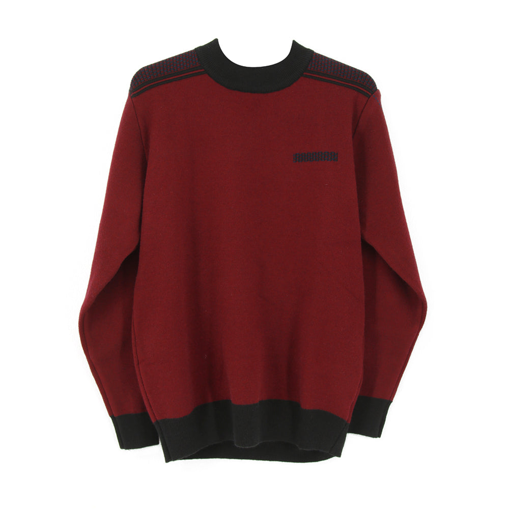 Freeze Zone Men's Maroon Sweater - Warm Knit Pullover for Casual Winter Wear & Outdoor Activities