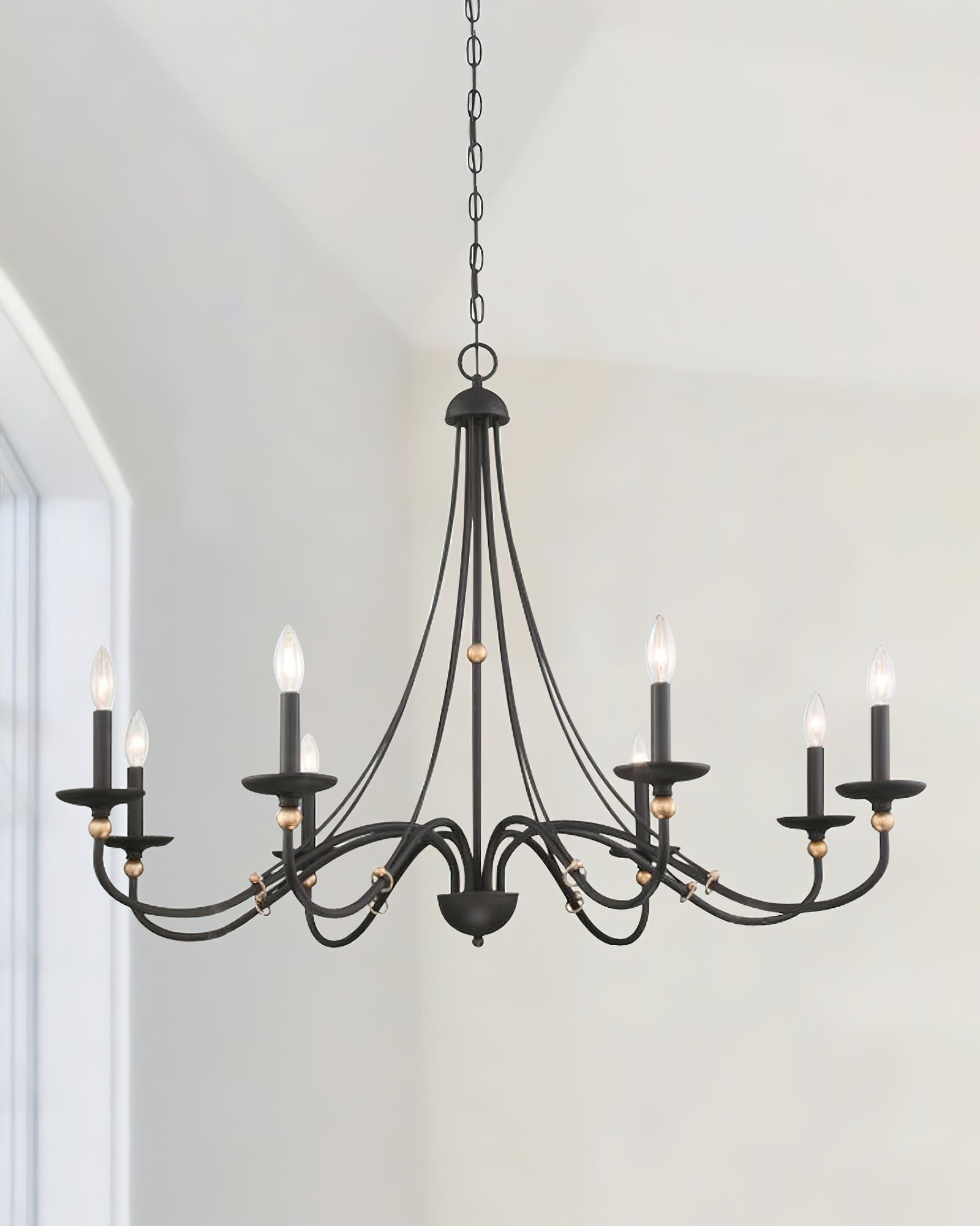 Elegant Eleanor Crystal Chandelier - Modern Dining Room Lighting Fixture for Home Decor | Perfect for Living Room, Bedroom & Entryway