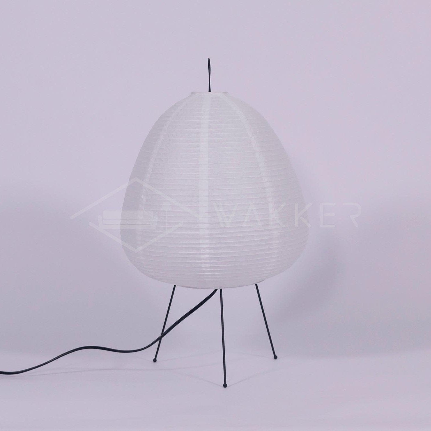 Akari Paper Table Lamp - Handmade Japanese Shoji Style Lighting for Bedroom, Living Room & Office - Warm Ambient Light for Relaxation & Decor