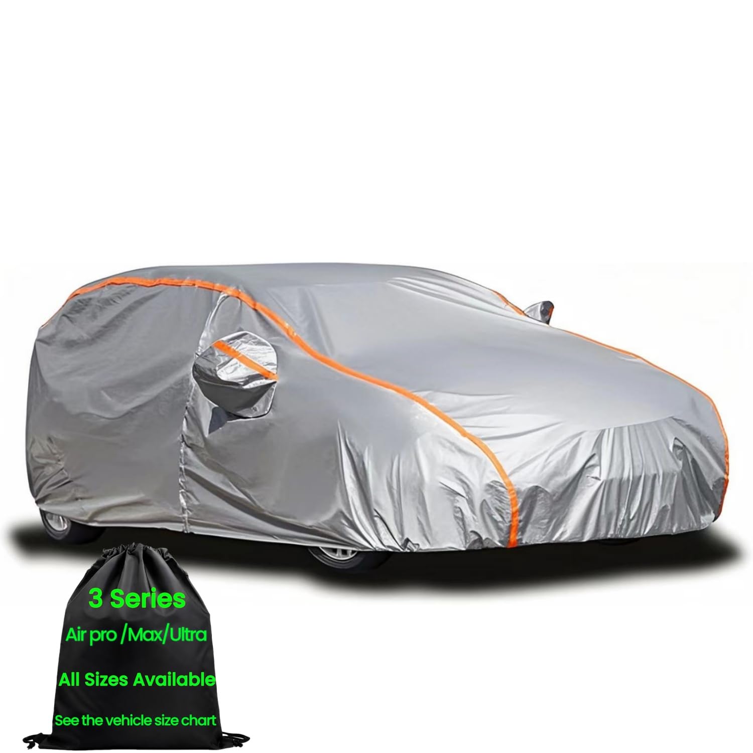 **Waterproof Heavy Duty Hatchback Car Cover - Universal Fit for VW Golf GTI, Beetle & Cars Under 178