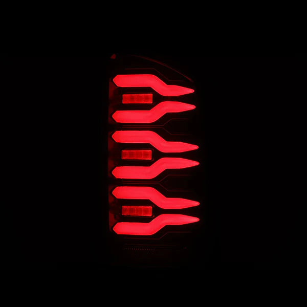 02-06 Dodge Ram 1500 & 03-06 Dodge Ram 2500/3500 LED Tail Lights - LUXX Series Black Red - Upgrade Your Truck's Style & Safety for Night Driving