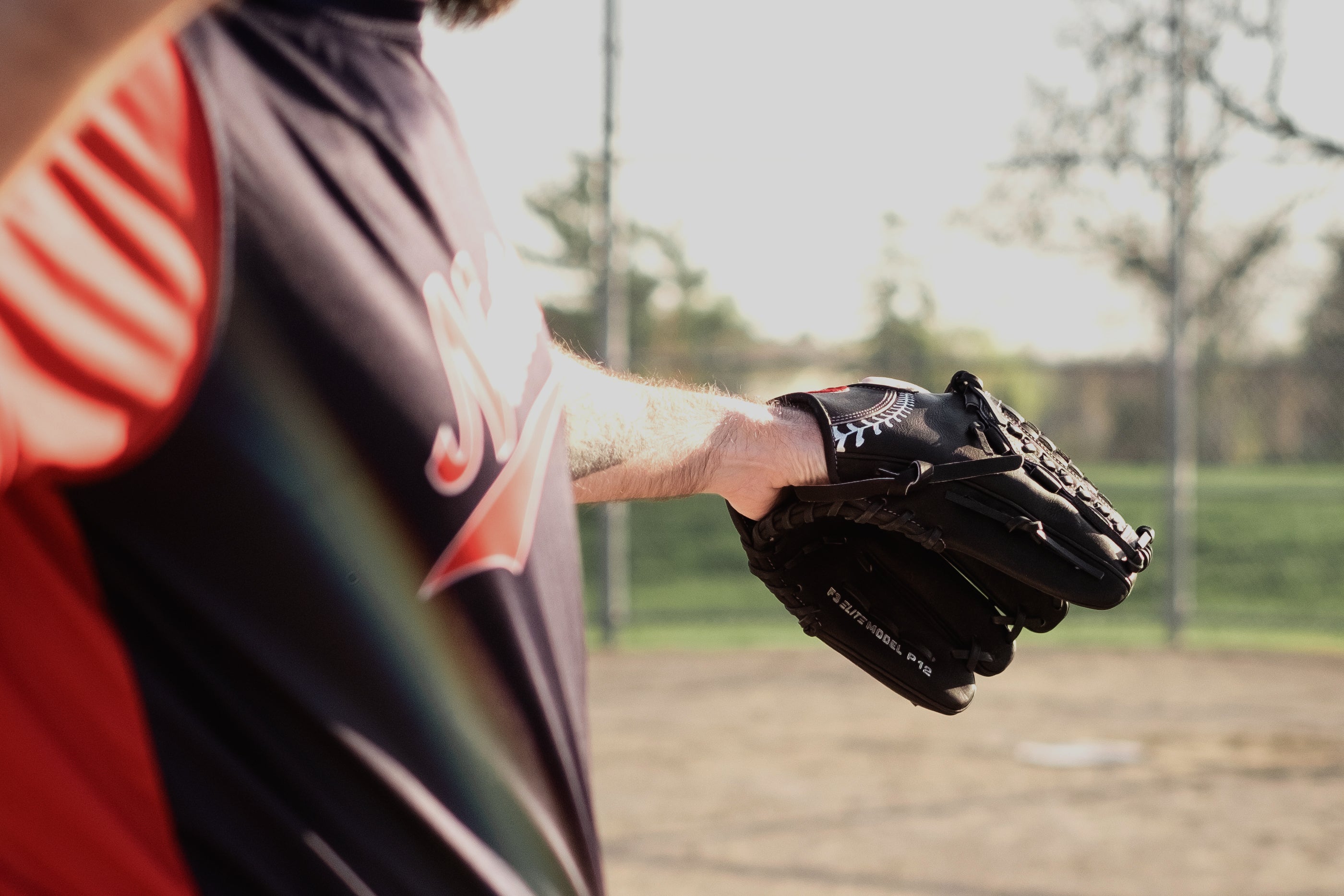 FORCE3 ELITE Series Pitcher's Glove - Premium Black Baseball Glove for Pitchers | Perfect for Training, Games & Professional Use