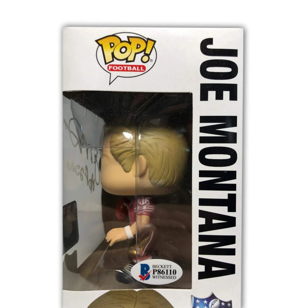 Joe Montana Signed 2010 Funko Pop with BAS COA - Authentic 49ers Autograph #84 - Perfect for NFL Collectors and San Francisco 49ers Fans Display