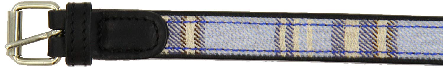 La Cinopelca Cheri Classic Tartan Dog Collar - Adjustable Pet Collar for Small Medium Dogs - Fashionable Plaid Design for Daily Walks & Outdoor Adventures