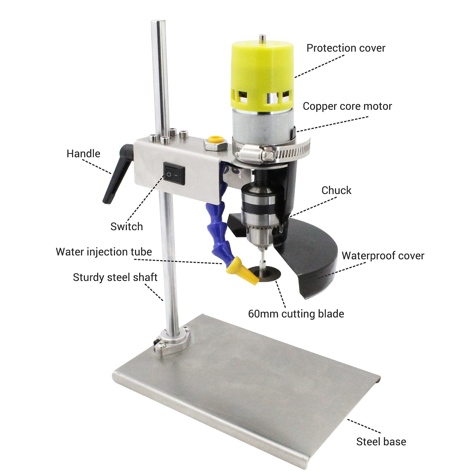 Electric Glass Bottle Cutter Tool - 7 Adjustable Speed DIY Cutting Machine for Crafting Flower Pots & Round/Oval Bottles | Perfect for Home Decor, Wedding Centerpieces & Upcycling Projects