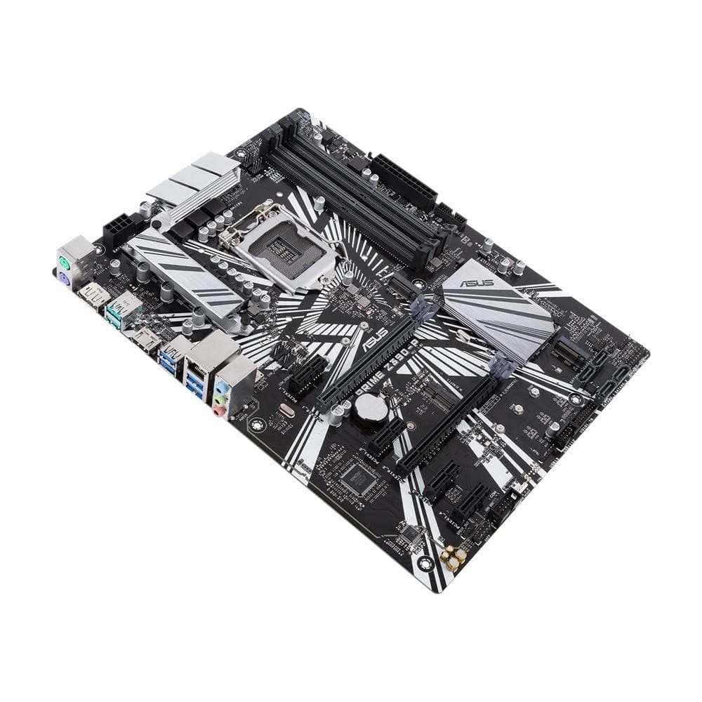 ASUS PRIME Z390 P LGA 1151 ATX Motherboard - Intel Z390 Chipset, DDR4 Support, Dual M.2, USB 3.1 Gen2 - Perfect for Gaming PC Builds & Content Creation Workstations