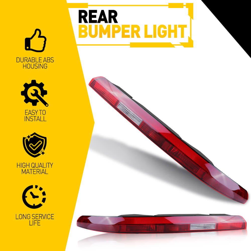 2016-2020 Audi Q7 US Version Rear Bumper Light with Halogen Bulb (5 Holes) - Perfect for Night Driving & Enhanced Safety