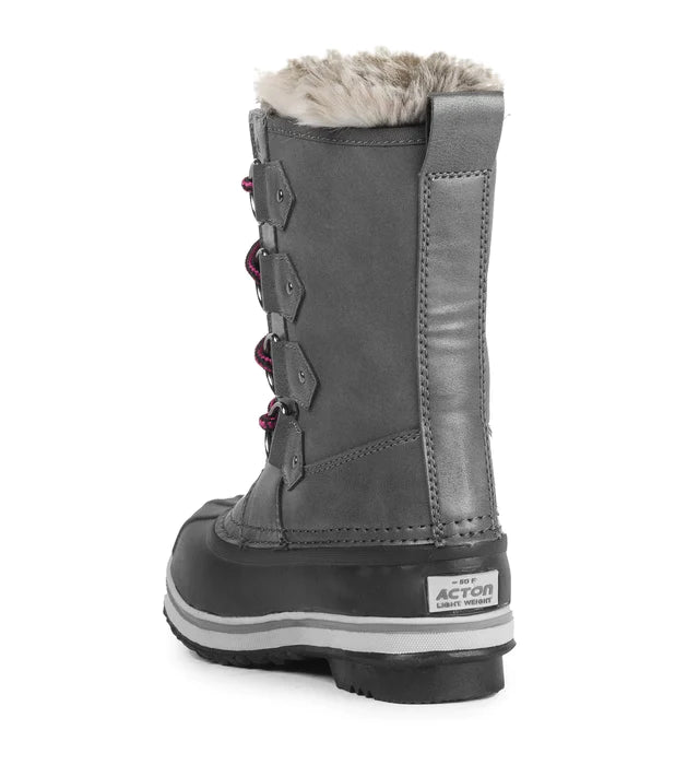 Cortina Kids Boots - Waterproof Winter Snow Boots for Boys & Girls - Warm & Comfortable Outdoor Shoes for Cold Weather - Perfect for Snow Play, Hiking, and School Activities