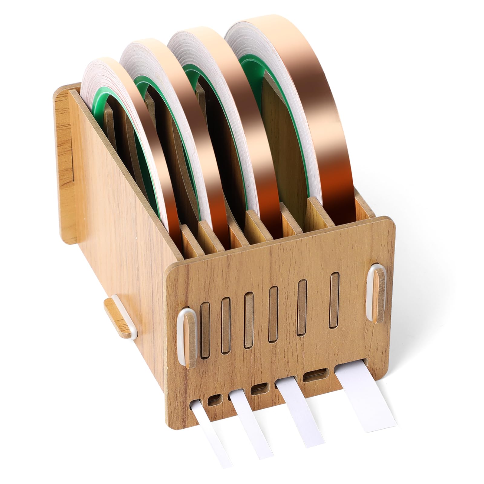 Copper Foil Tape Dispenser for Stained Glass Art - Essential Stained Glass Supplies & Tools Storage (No Tape Included) | Perfect for DIY Stained Glass Projects, Window Decor & Crafting