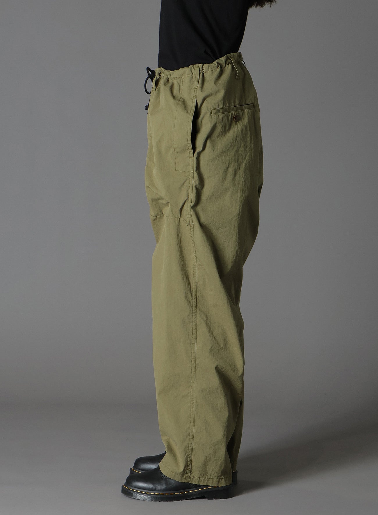 Men's Cotton Nylon Blend Oxford String Pants with Wool Gauze Pockets - Comfortable Casual Trousers for Work, Travel & Outdoor Activities