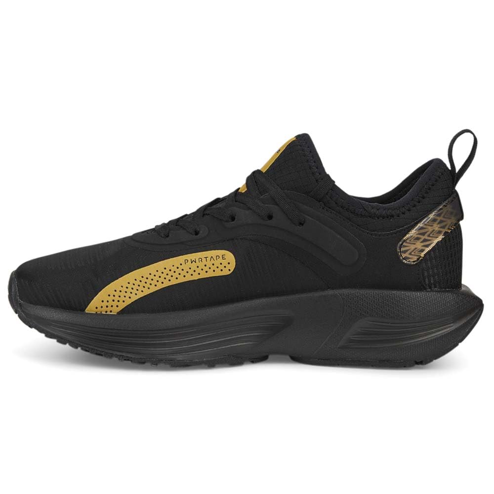 PUMA Women's Pwr Xx Nitro Deco Glam Training Sneakers - Black Running Shoes Size 8.5 for Women - Gym Workout & Casual Walking Shoes