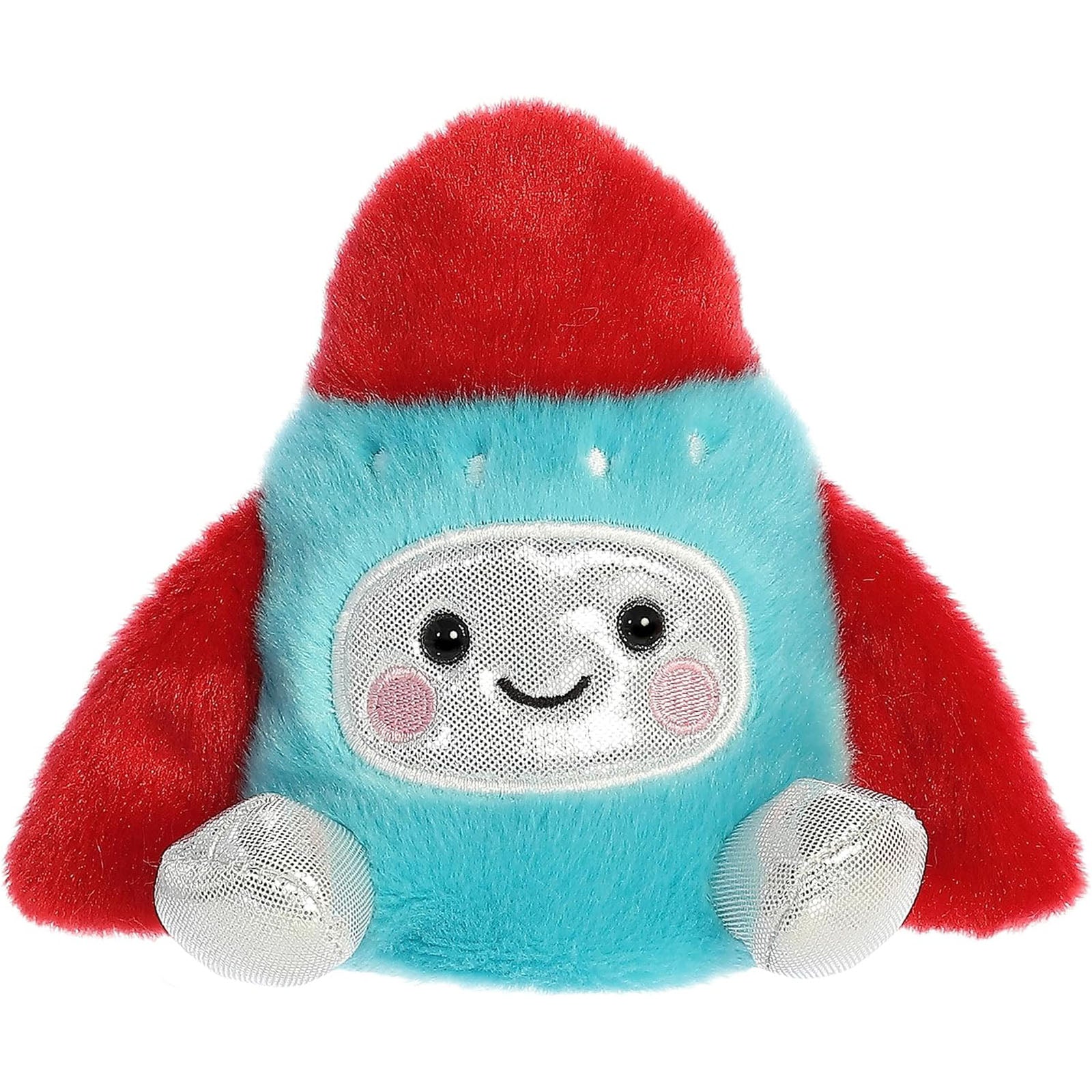 Aurora Palm Pals Mars Rocket Ship 5 Inch Plush Stuffed Animal Toy - Perfect for Kids' Bedroom Decor, Space-Themed Parties & Collectible Gift