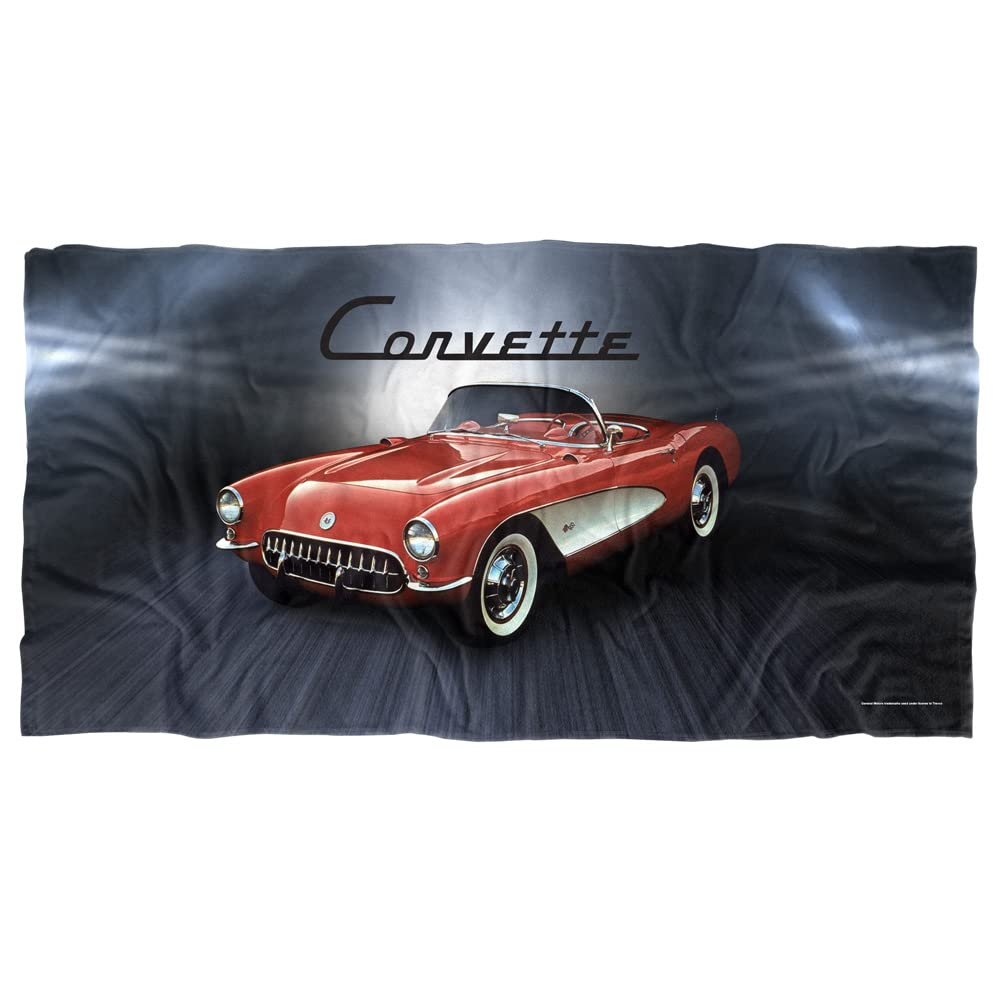 Chevrolet Corvette Shine Beach Towel 30x60 Inches - Soft Quick-Dry Bath Towel for Pool, Beach, Gym & Outdoor Activities | Officially Licensed Car Accessories
