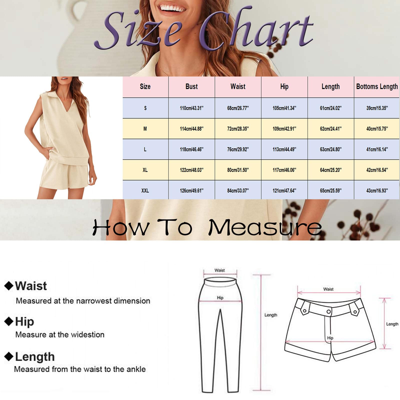 Women's Summer Matching Sports Outfits - V Neck Sleeveless Tank Top & Shorts 2-Piece Athletic Workout Set | Gym, Yoga, Running, Lounge & Sleepwear | Breathable Comfort for Active Women