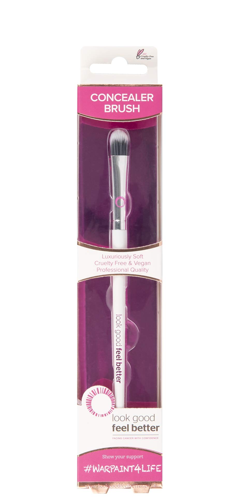 Professional Concealer Brush - Soft Synthetic Bristles for Flawless Makeup Application - Perfect for Under Eyes, Blemishes & Contouring