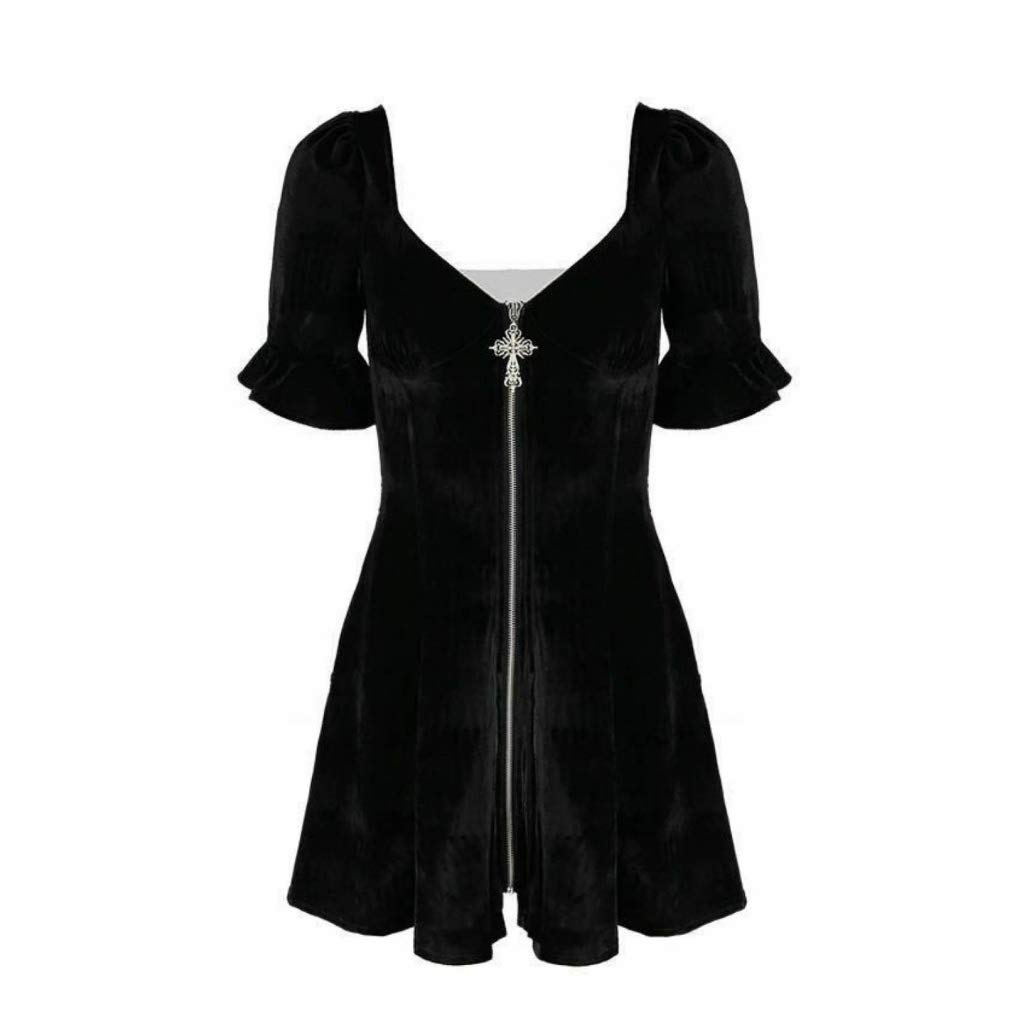 Restyle Clothing Women's Black Velvet Sweetheart Neckline Party Dress - Elegant Formal Gown for Evening Events, Prom, Date Night & Special Occasions
