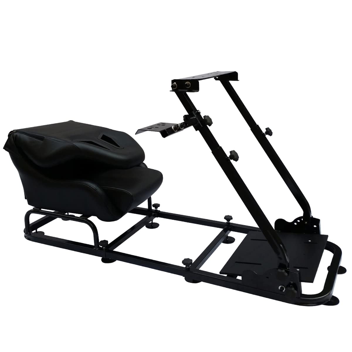 Premium Black Faux Leather Gaming Chair for PC & Console Gamers - Ergonomic Design for Long Gaming Sessions & Office Work