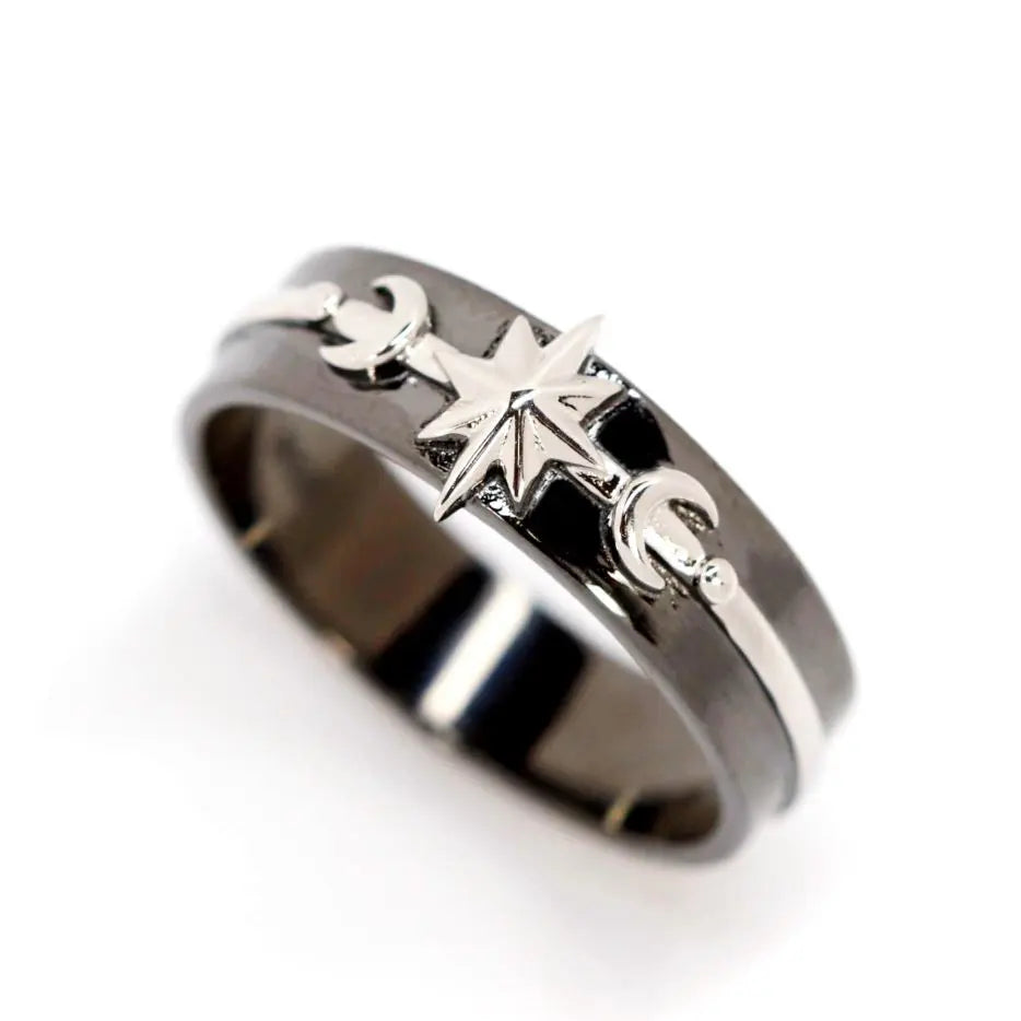 Brock Ring for Men - Stainless Steel Wedding Band, Durable Comfort Fit Ring for Everyday Wear - Perfect for Engagement, Wedding, Anniversary & Gifts