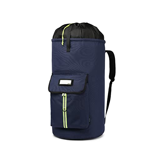 Dark Blue Laundry Bag Backpack