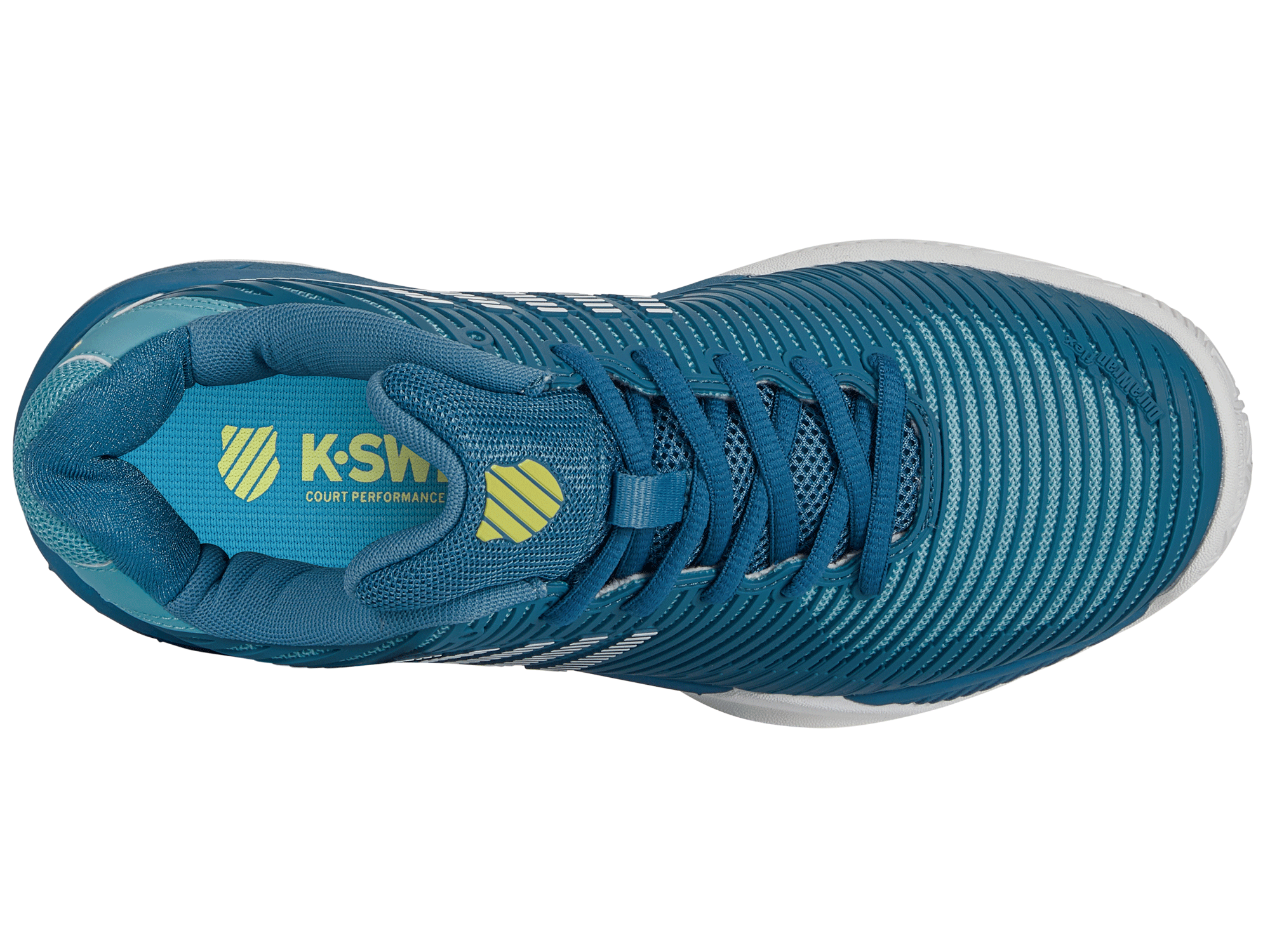 Hypercourt Express 2 Tennis Shoes - Celestial/Scuba Blue/Brilliant White | Lightweight & Durable Court Sneakers for Men | Perfect for Tennis, Pickleball & Casual Wear