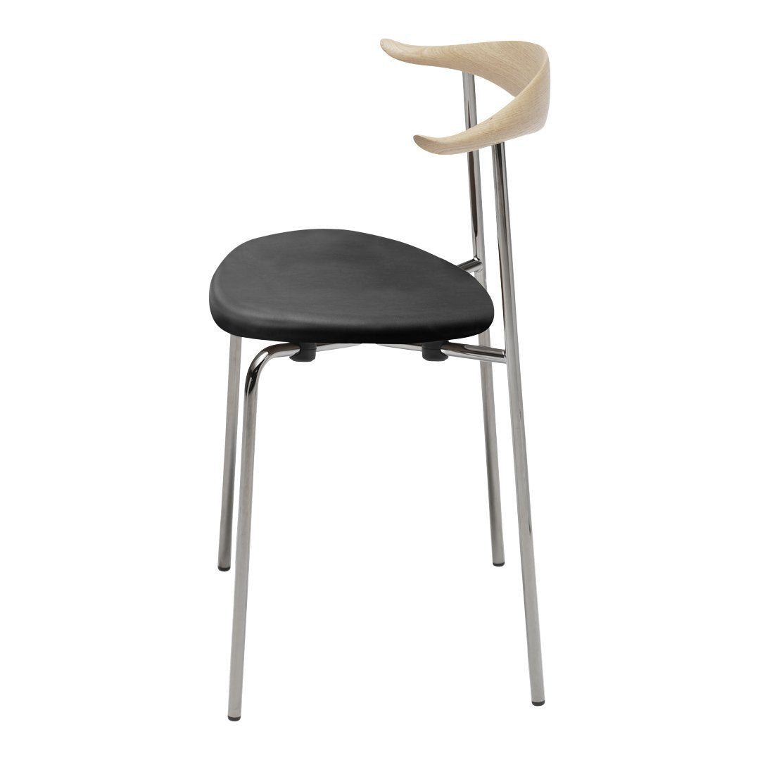 CH88P Modern Upholstered Dining Chair with Stainless Steel Frame & Wooden Legs - Perfect for Kitchen, Dining Room & Office