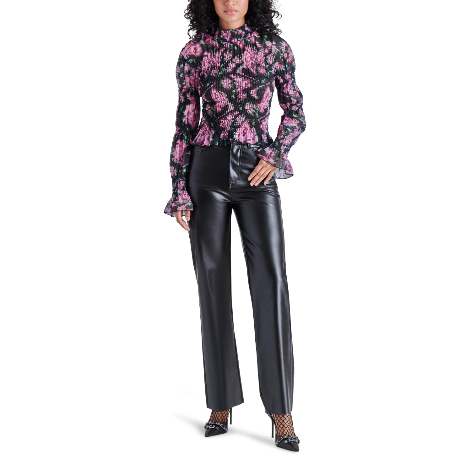 Steve Madden Women's Loren Pant - High Waisted Stretch Skinny Pants for Work, Office & Casual Wear | Comfortable & Stylish Women's Trousers
