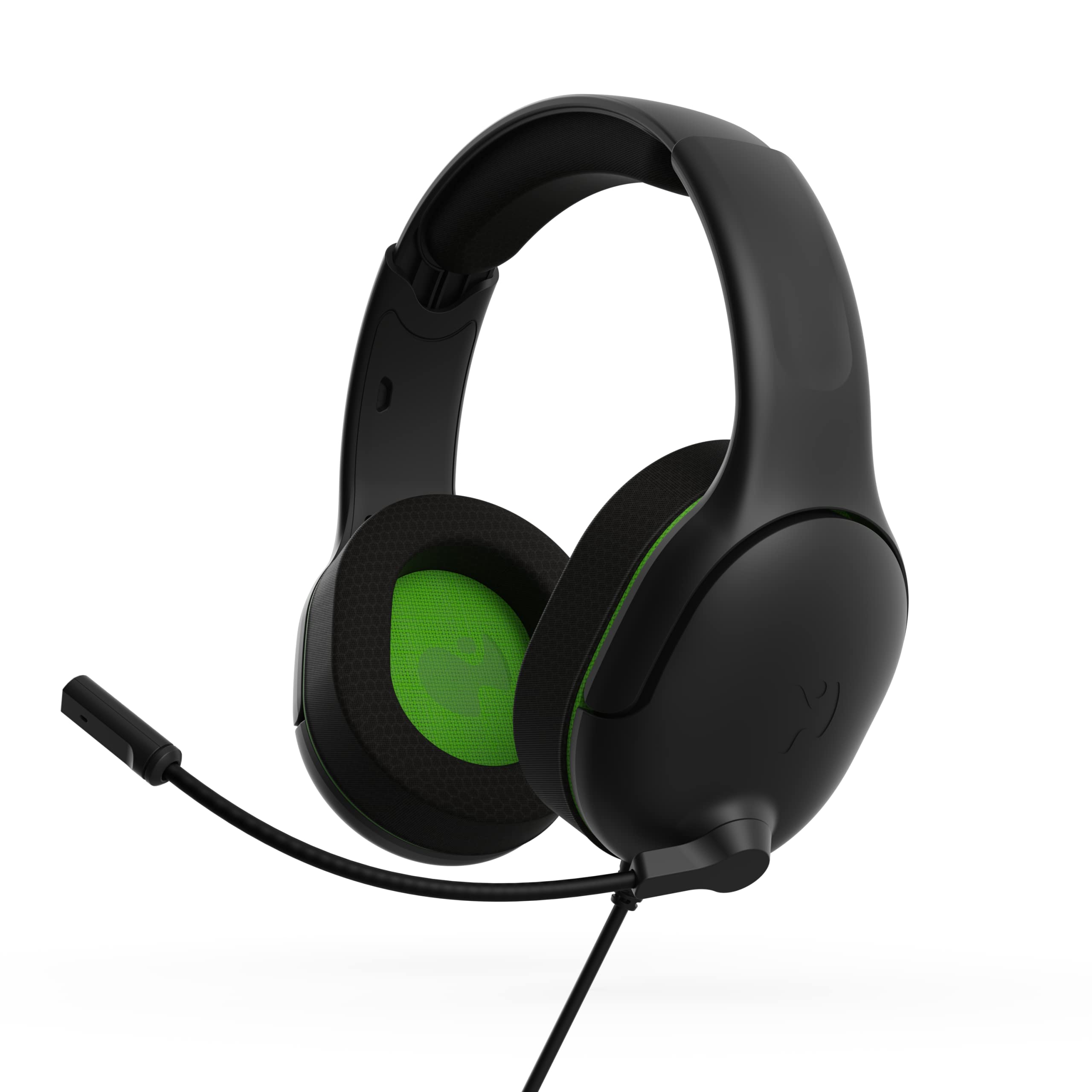 PDP Gaming AIRLITE Pro Wired Stereo Headset with Mic - Compatible with Xbox Series X/S, Xbox One & PC - Lightweight Memory Foam Ear Cushions - Windows Sonic Spatial Sound - Black - Perfect for Gaming, Streaming & Online Meetings