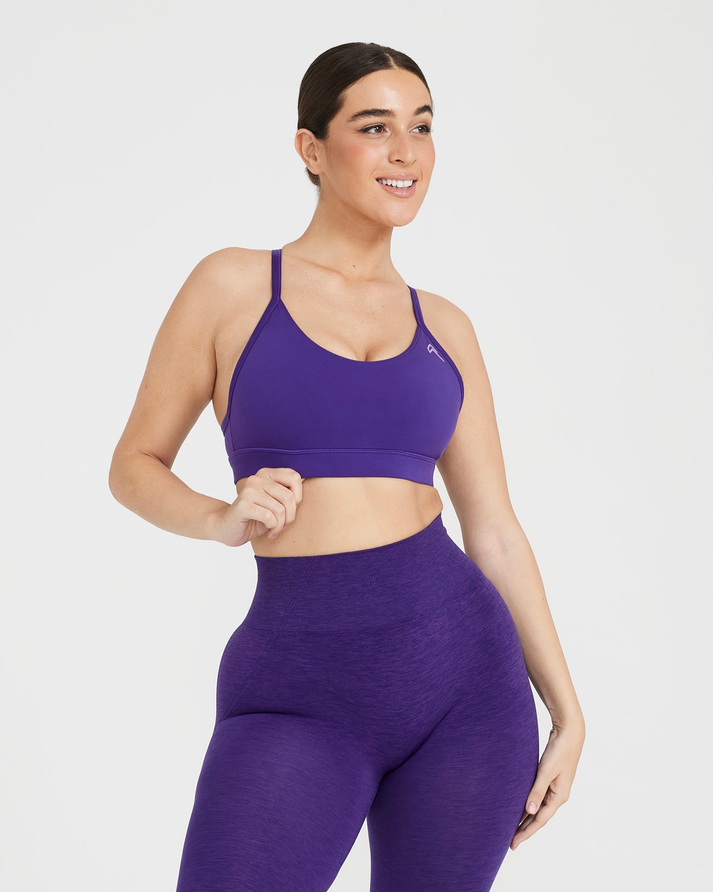 High-Quality Everyday Sports Bra for Women - Comfortable & Supportive Workout Top in Amethyst Color | Perfect for Yoga, Running & Gym
