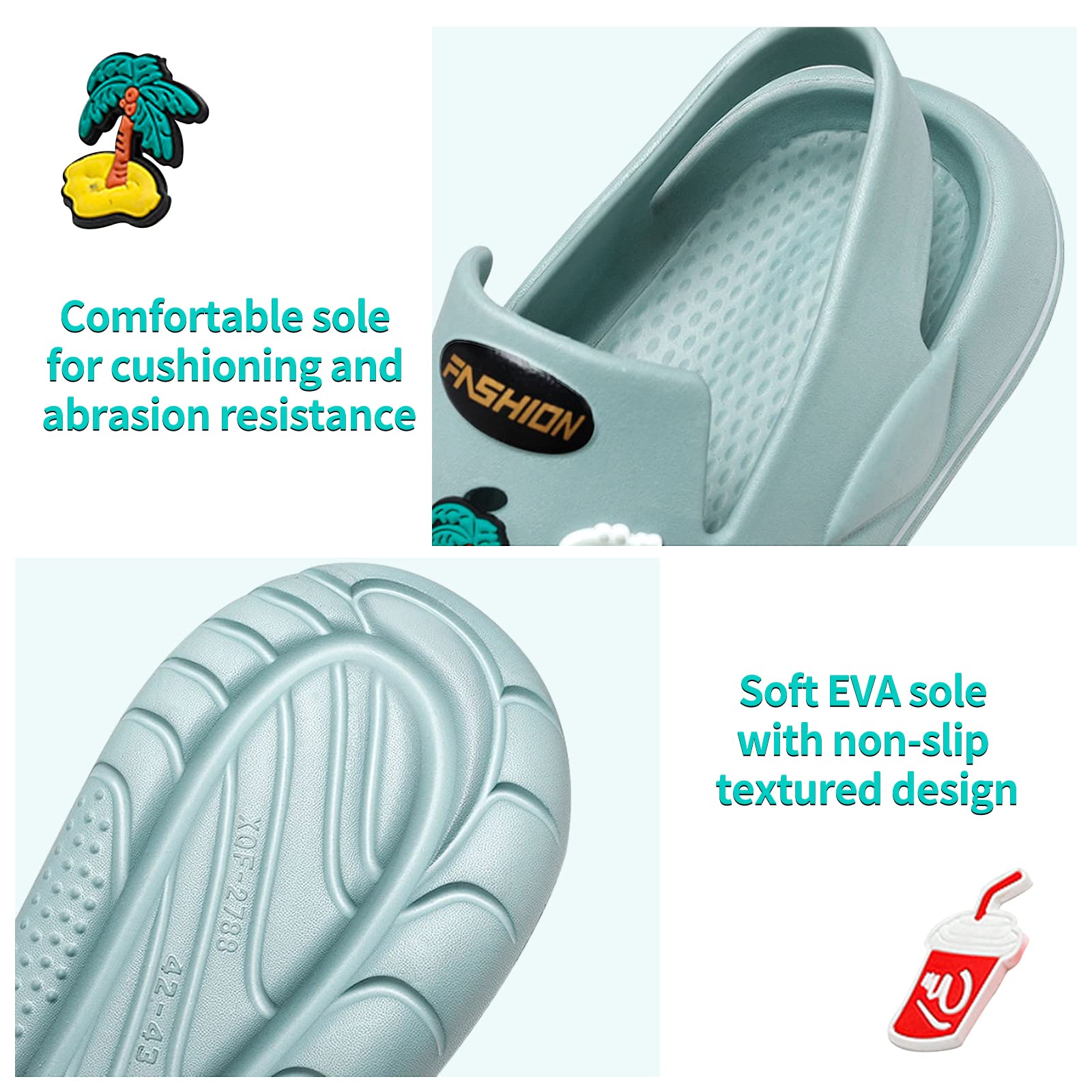 **Breathable Unisex Garden Clogs - Comfortable Slip-On Beach Sandals for Women & Men | Perfect for Summer, Gardening & Outdoor Activities**