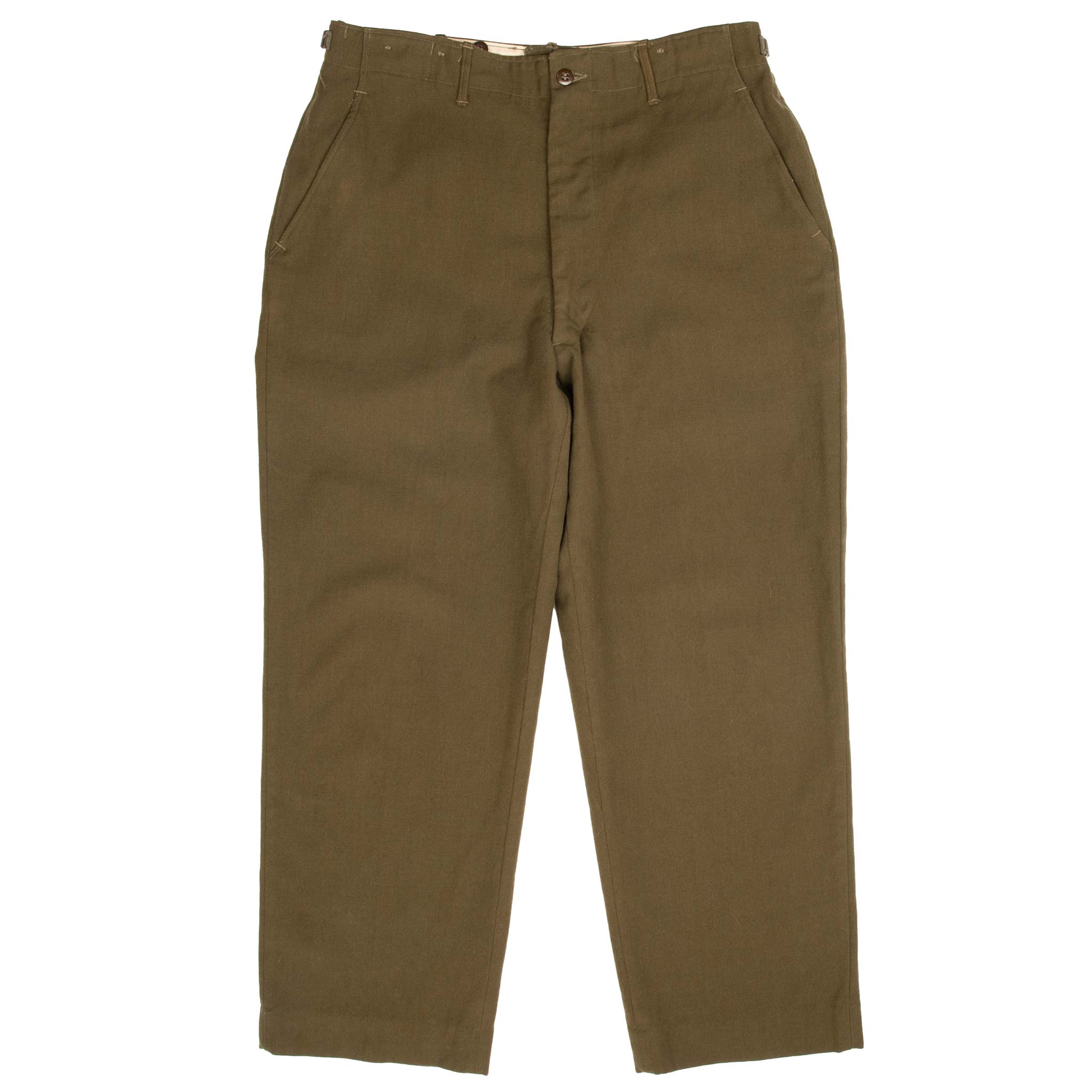 Vintage US Army M51 Field Wool Trousers Pants - Korean War Era (1952) - Medium Regular Size - Authentic Military Surplus for Outdoor Activities & Historical Reenactments