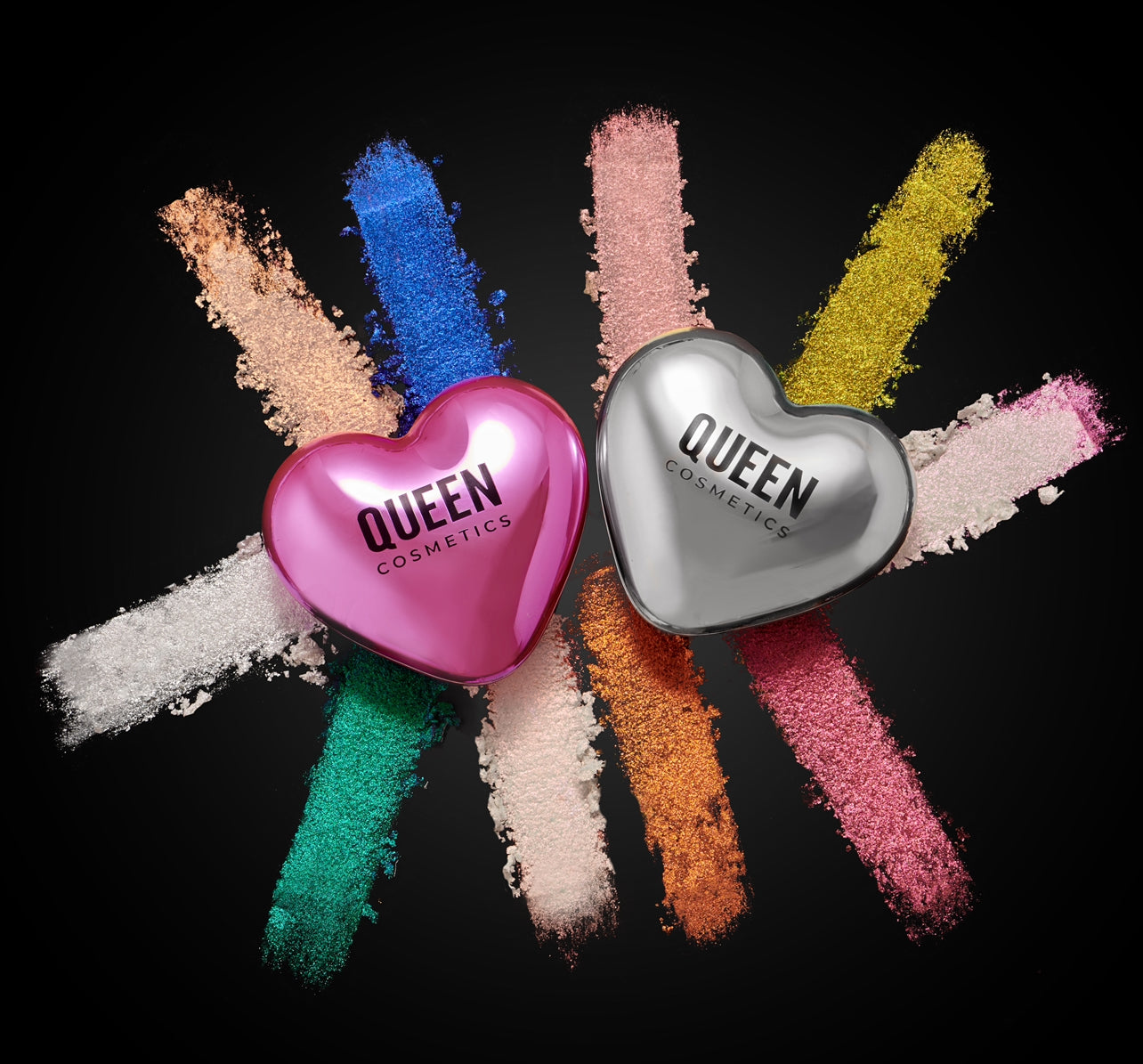 Sublime Hearts Refillable Compact System - Portable Makeup Mirror for Touch-ups at Home, Office & Travel | Perfect for Powder, Blush & Foundation