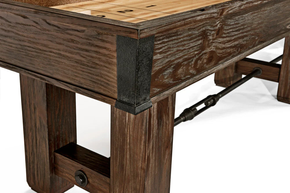 Brunswick Canton 14-Foot Shuffleboard Table for Game Room, Bar & Entertainment - Professional Shuffleboard for Home & Commercial Use