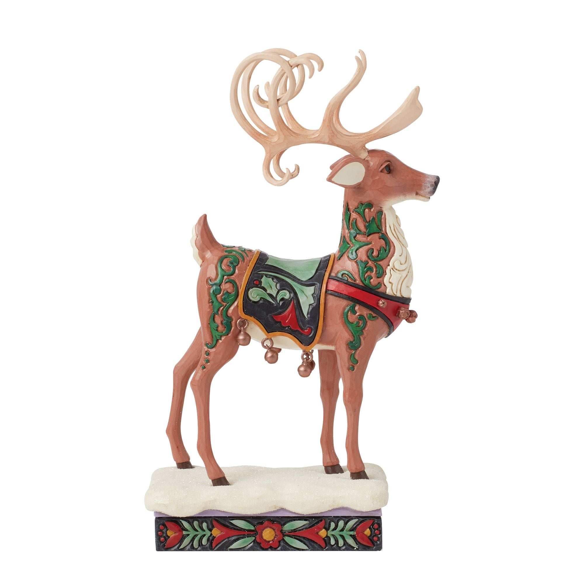 Holiday Manor Reindeer Figurine - Christmas Decorations for Home, Tabletop, and Holiday Display - Perfect for Festive Season, Winter Decor, and Gift Giving