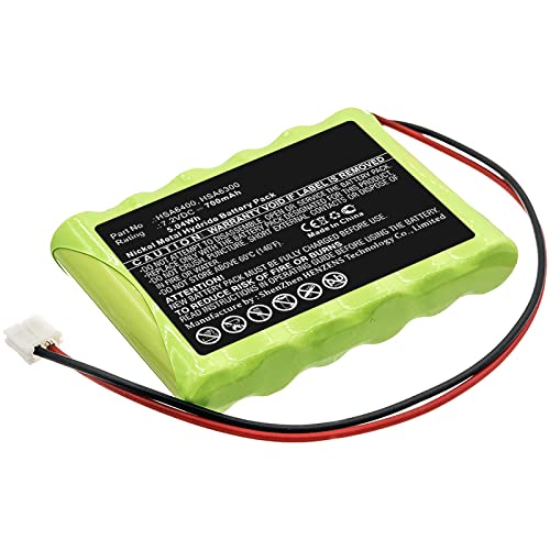 Synergy Digital Alarm System Batteries - 3 Pack Ni-MH 7.2V 700mAh Replacement for Yale Alarm Control Panels | Long Lasting Power for Home Security Systems & Smart Locks
