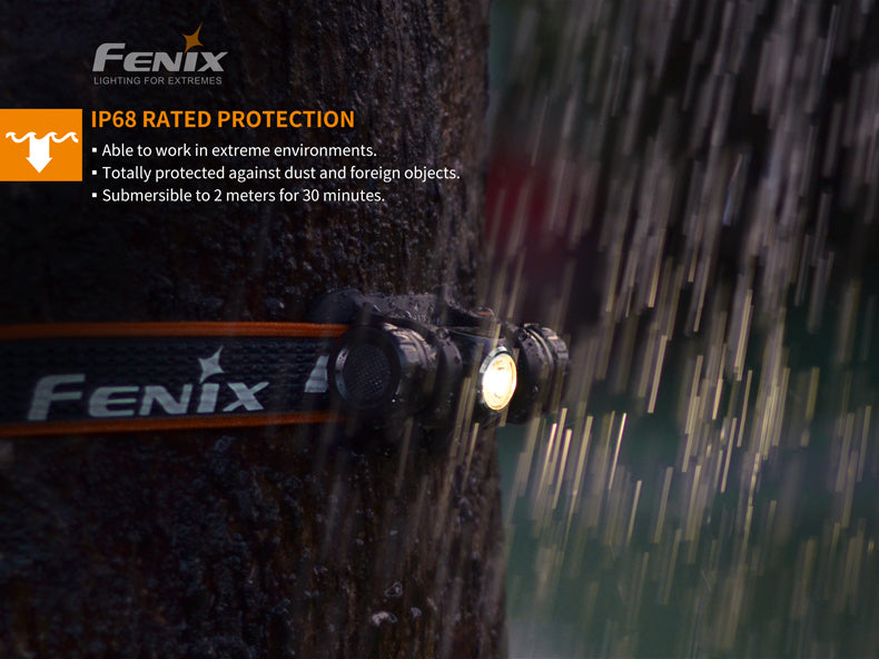 Fenix HM23 Compact Rechargeable Headlamp for Hiking, Running & Outdoor Adventures - Lightweight Hands-Free LED Headlight for Camping, Night Jogging & Emergency Use
