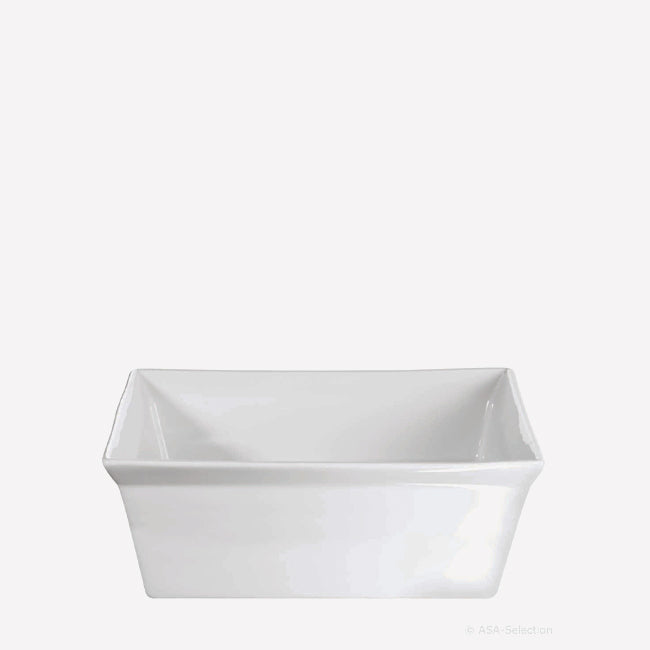 Asa Germany White Square Poletto Gratin Dish - Oven Safe Ceramic Baking Pan for Casseroles, Lasagna & Desserts | Perfect for Family Dinners & Holiday Entertaining