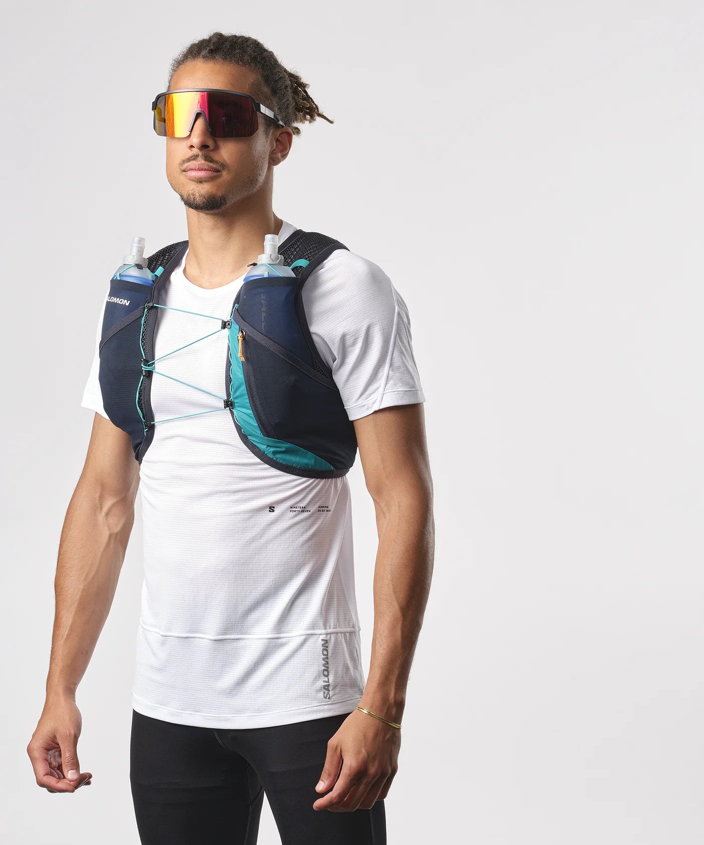 Active Skin 4 Running Hydration Vest with Water Flasks - Lightweight Breathable Unisex Trail Running Gear for Marathon, Hiking & Outdoor Sports