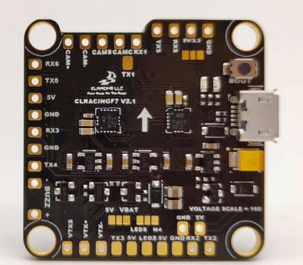 CL Racing F7 V2.2 Dual Flight Controller 30x30mm - FPV Drone Racing FC with Betaflight, High-Speed Performance for Quadcopters & DIY Drones
