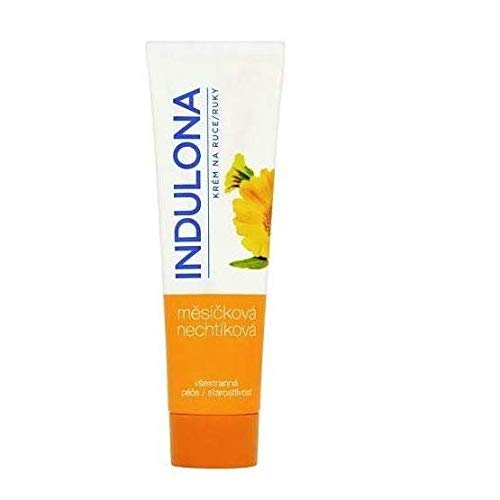 Indulona Marigold Hand Cream - Ultra Moisturizing & Nourishing for Dry Skin - Perfect for Winter Care, Travel & Daily Use