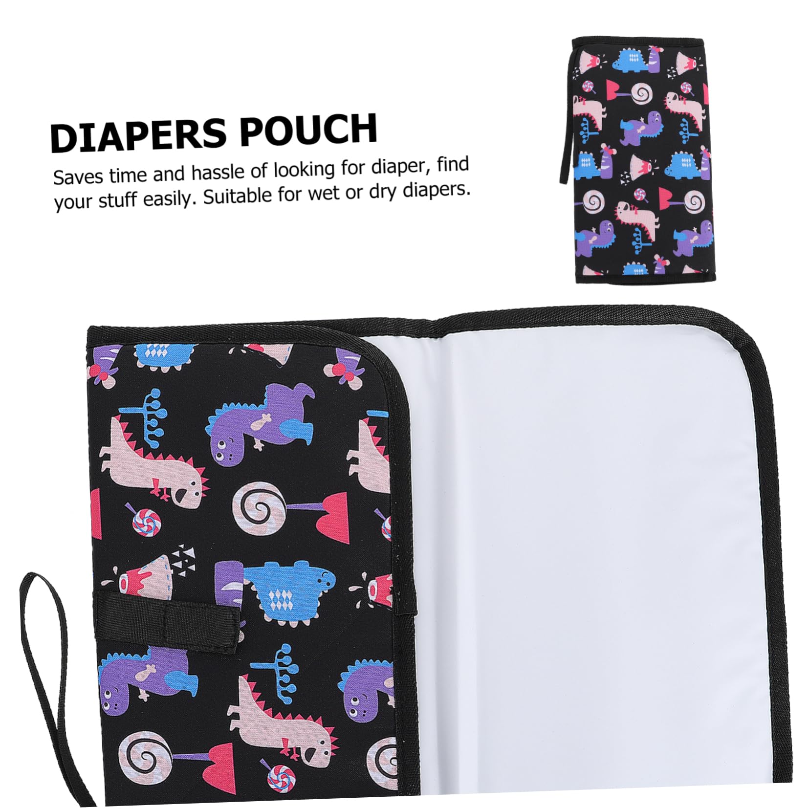 Portable Baby Diaper Changing Pad - Compact Folding Travel Mat for On-the-Go Parents | Waterproof & Lightweight for Diaper Bags, Strollers & Car Seats | Perfect for Travel, Outings & Nursery Use