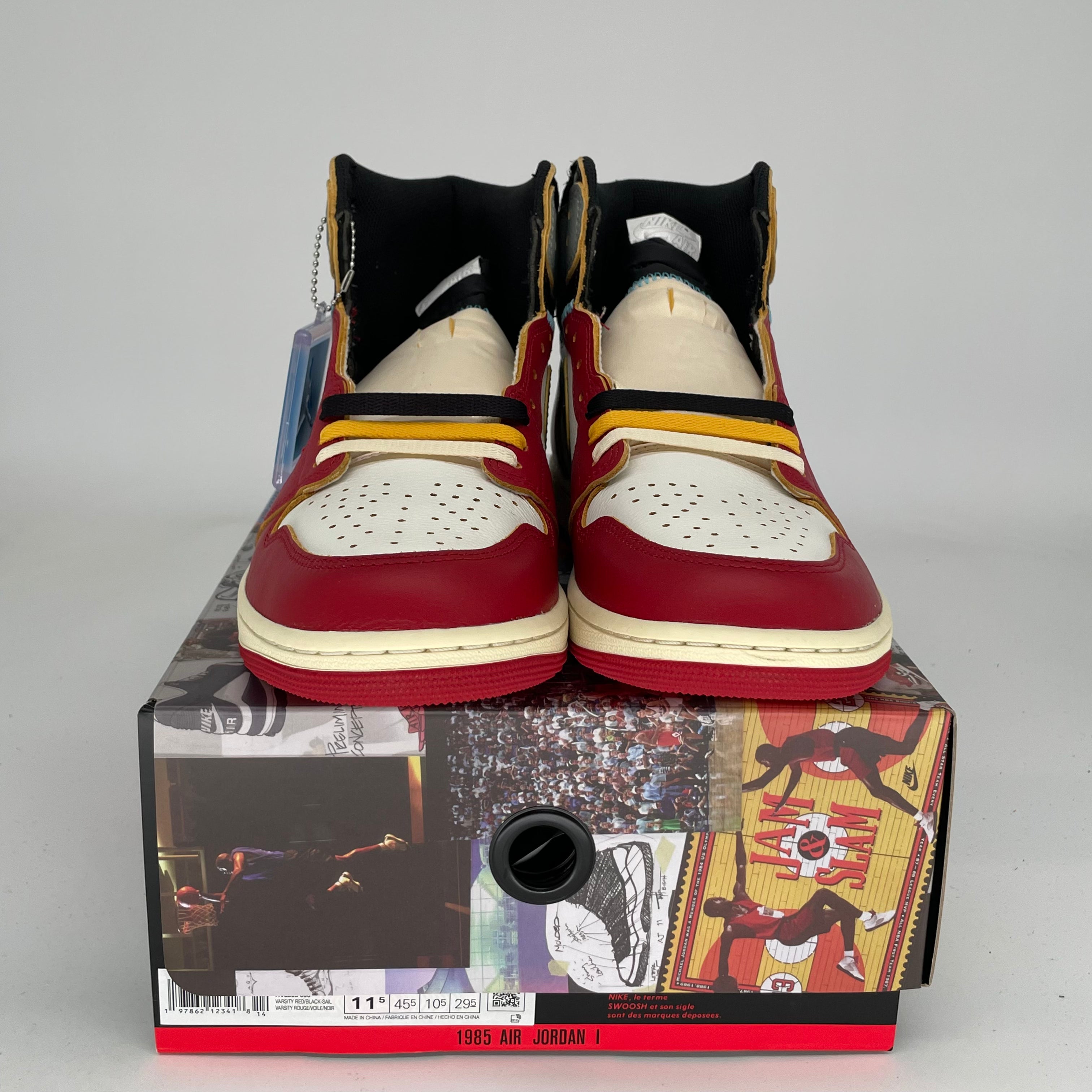 AIR JORDAN 1 UNION LA CHICAGO SHADOW Men's Basketball Shoes Size 11.5 - Style HV8563-600 | Retro Sneakers for Streetwear & Casual Outfits