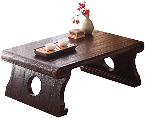 Modern Paulownia Wood End Table - Minimalist Coffee & Side Table, Low Tatami Platform for Balcony, Bay Window, and Living Room | Eco-Friendly, Lightweight, and Durable Home Decor