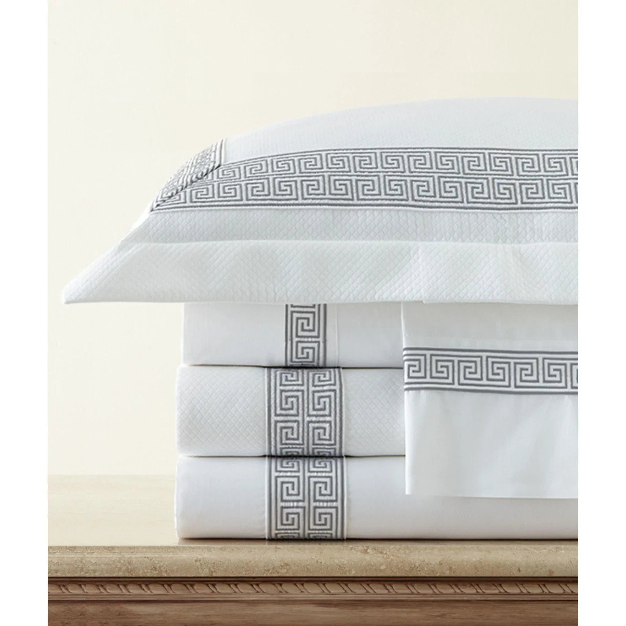Alexia Embroidered Duvet Cover Set - Queen Size, 100% Cotton Luxury Bedding with Floral Design - Perfect for Master Bedroom, Guest Room & Home Decor