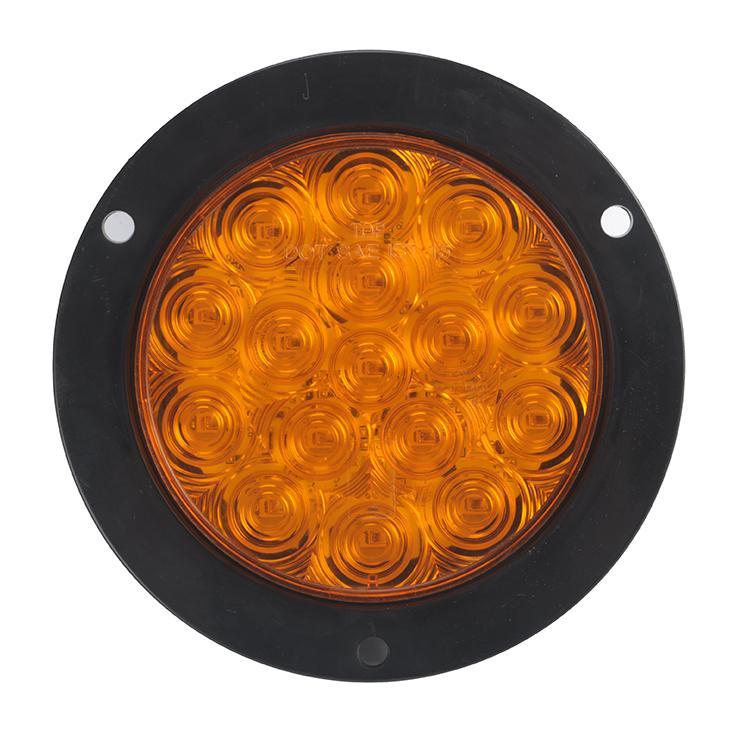 Fortpro 4 Round LED Light with 16 SQ LEDs - Bright Energy-Efficient Lighting for Home, Garage, Workshop, and Outdoor Use