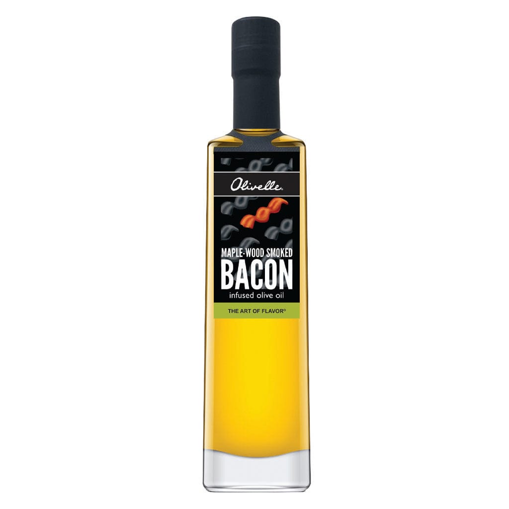Olivelle Infused Extra Virgin Olive Oil - Maplewood Smoked Bacon Flavor | Premium Cooking Oil for Salads, Pasta & Gourmet Dishes