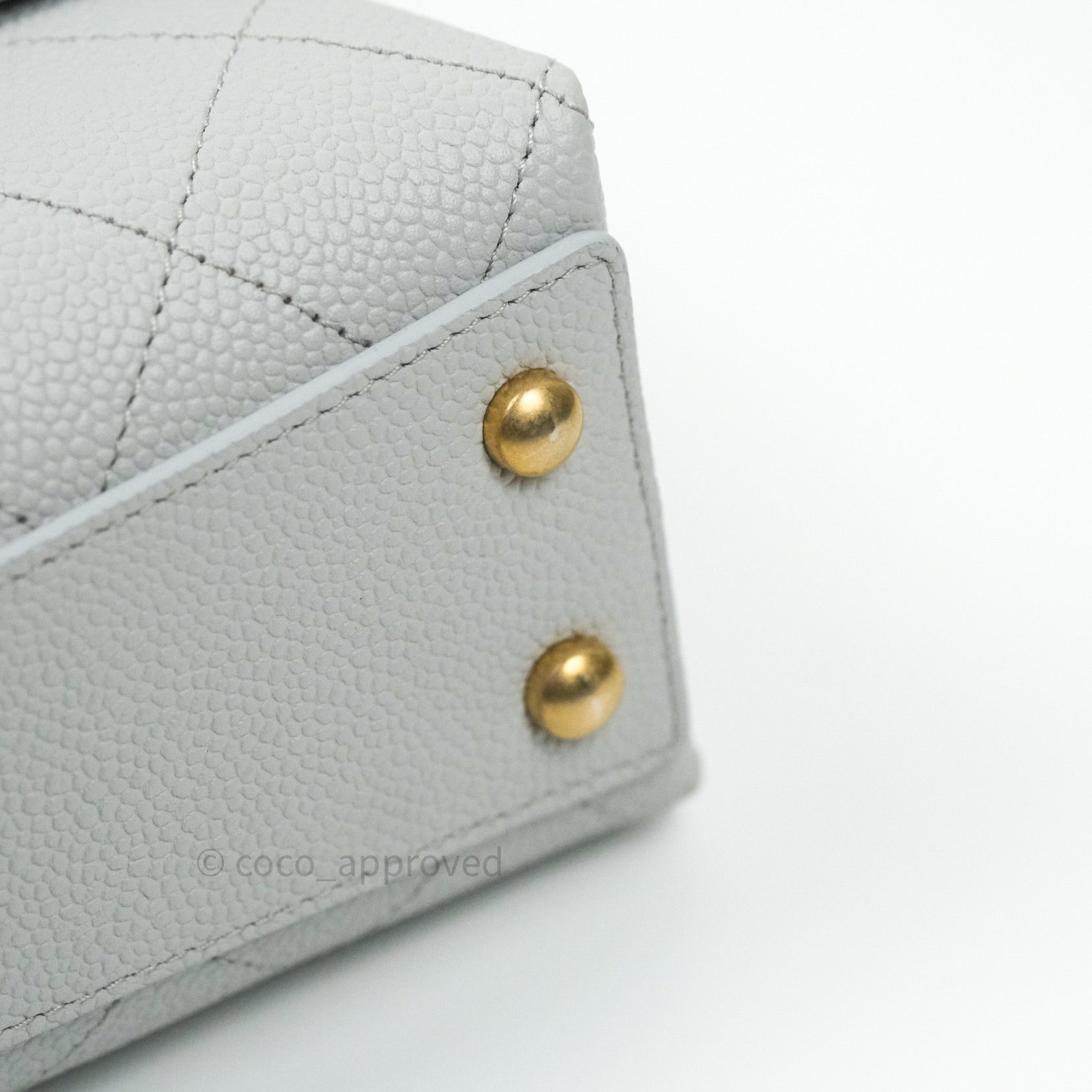 Chanel Chic Affinity Small Grained Calfskin Grey Gold Hardware Crossbody Bag - Luxury Designer Handbag for Women, Perfect for Date Night & Evening Events