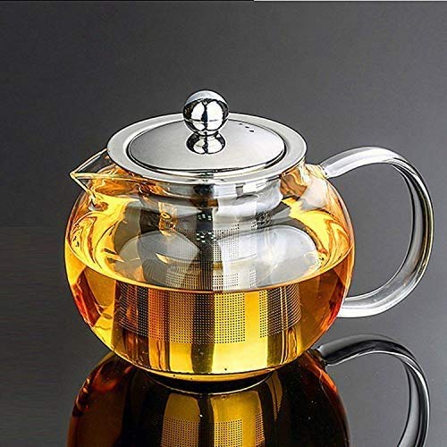 Premium Glass Teapot with Removable Infuser - 32oz Blooming & Loose Leaf Tea Maker, Iced Tea Brewer Set for Home, Office & Gift Giving | Perfect for Tea Ceremonies, Afternoon Tea & Relaxation